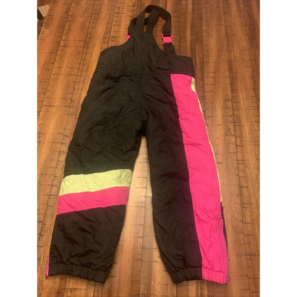 Winterwear electric kids sz M 6 snow bib Neon 80s 90s Vintage